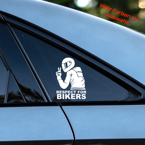 Respect for bikers aufkleber - for,