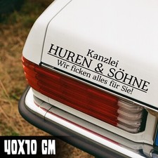 AUTO AUFKLEBER "KANZLEI HUREN
