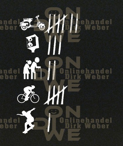 Aufkleber strichliste - aufkleber, "strichliste"