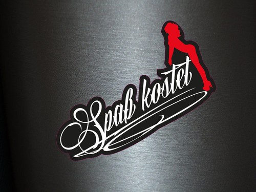 Aufkleber spaß kostet - 1, x