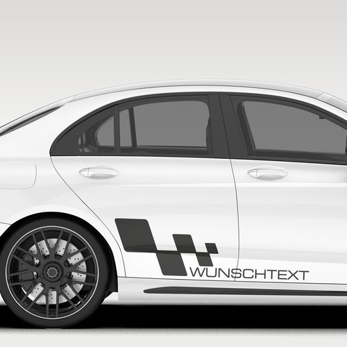 Seitendekor auto aufkleber - auto,