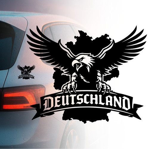 Deutschland adler aufkleber - deutschland,