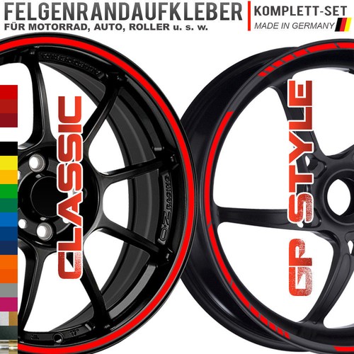 Felgenrandaufkleber classic - felgenrandaufkleber, o