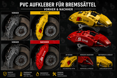 Aufkleber für bremssättel - 6x,