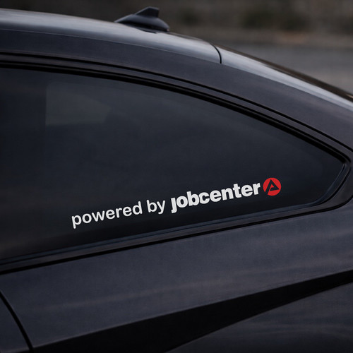 Powered jobcenter sticker - by,