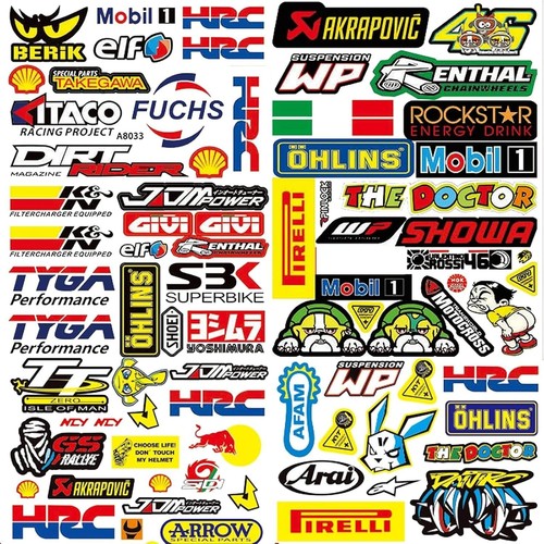 Teiliges motorrad sticker - motorrad,