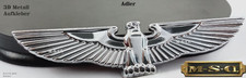 3D Adler Aufkleber KFZ Metall