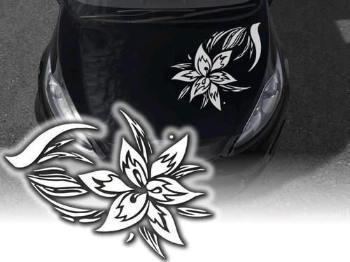 Auto aufkleber blumen tribal - auto,