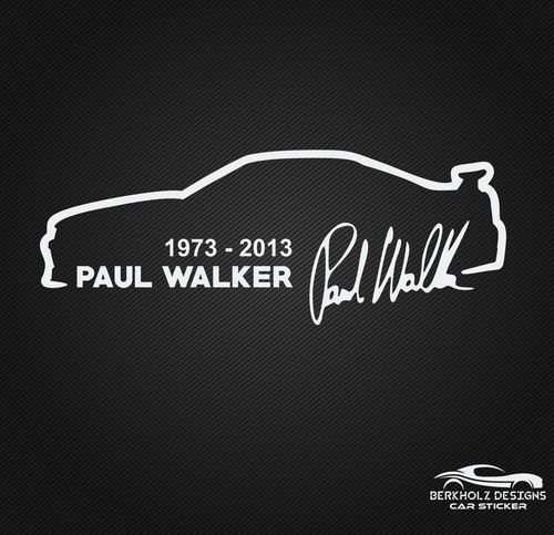 Paul walker rip aufkleber jdm - paul,