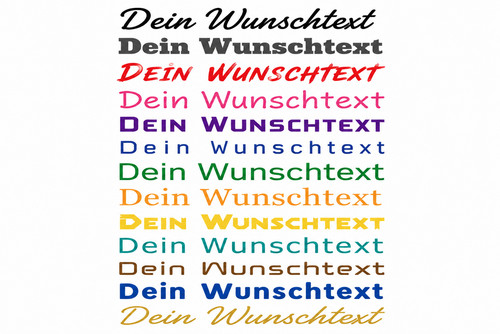 Auto aufkleber wunschtext - auto,