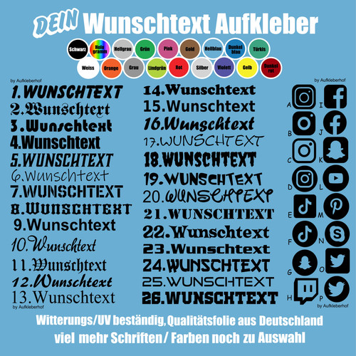 20cm wunschtext personalisiert - wunschtext,