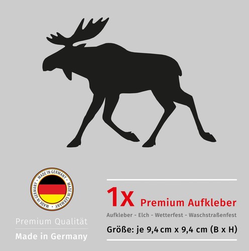Aufkleber elch autoaufkleber - elch,
