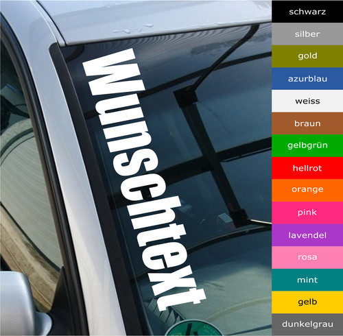 55cm autoaufkleber wunschtext - autoaufkleber,
