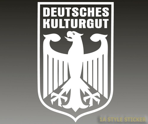 Deutsches kulturgut aufkleber - deutsches,