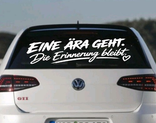 Eine ära geht aufkleber - jp,
