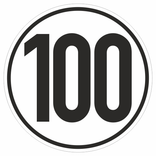 100 nach 58 stvzo - km/h,