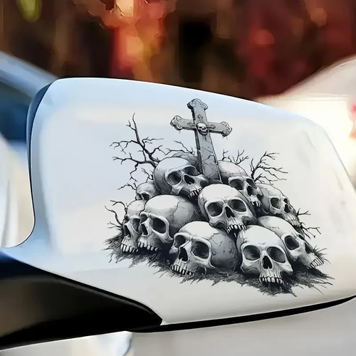 Skull aufkleber totenkopf - skull,