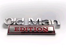 3D Auto Aufkleber Old Man