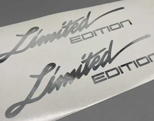 Limited edition aufkleber - 2x,