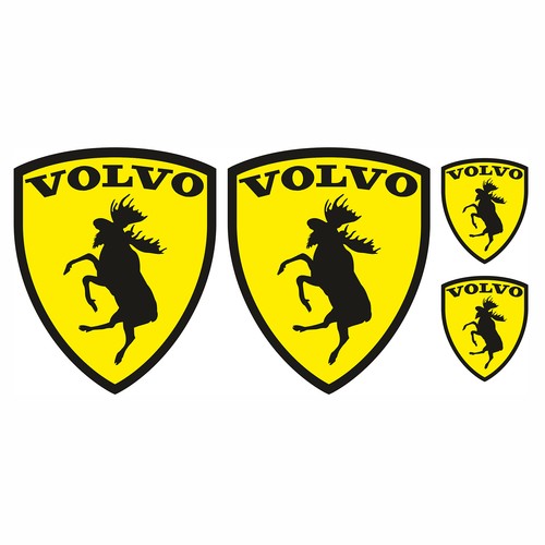 Elch embleme 4er set - embleme,