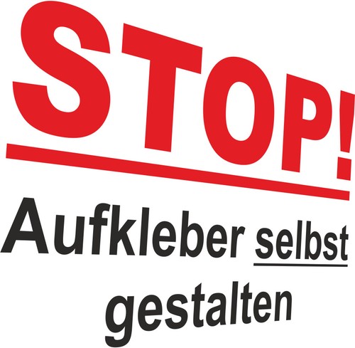 Wunschtext aufkleber dein - wunschtext,