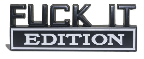 Emblem fuck edition - fuck, auto