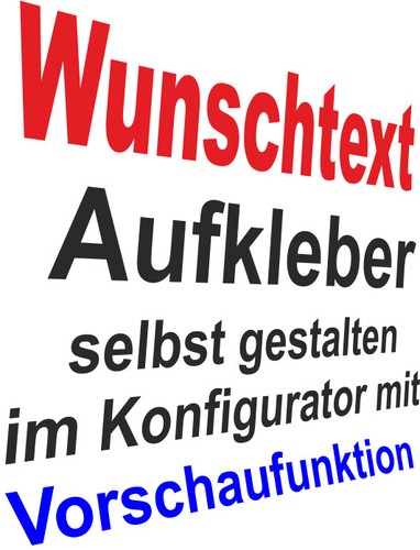 Aufkleber auto wunschtext - aufkleber,