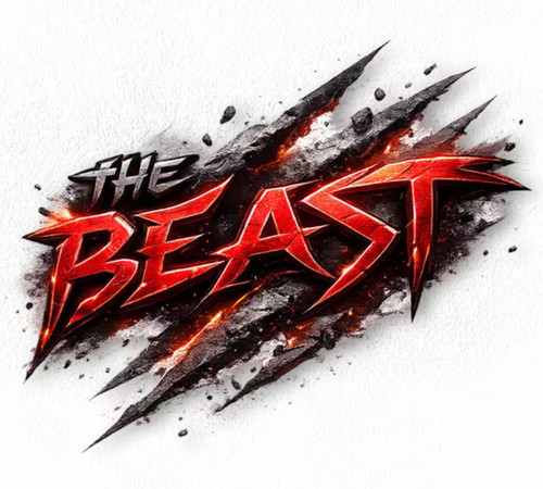 The beast auto - auto, aufkleber