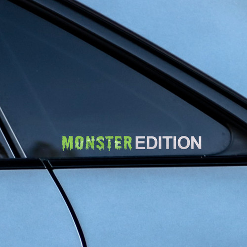 Monster edition aufkleber - edition,