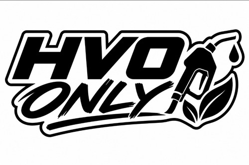 Hvo only aufkleber 12cm - 12cm, auto