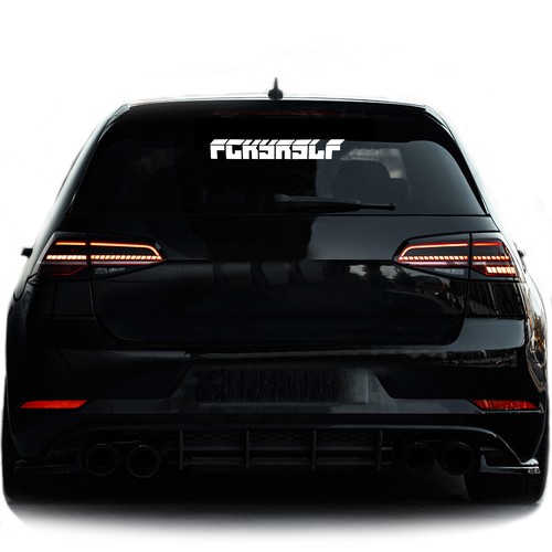 Fckyrslf aufkleber auto - aufkleber,