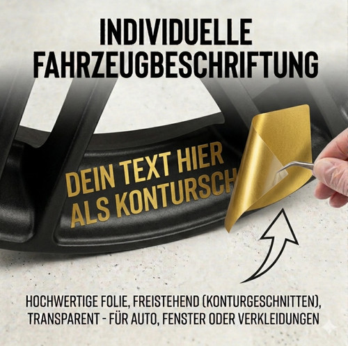 Aufkleber auto beschriftung - auto,