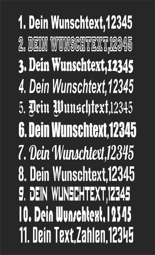 Wunschtext breit - breit,