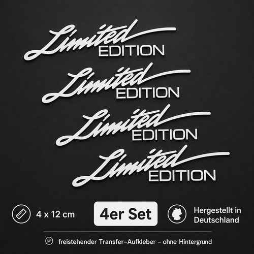 Stück aufkleber limited - 4, "limited