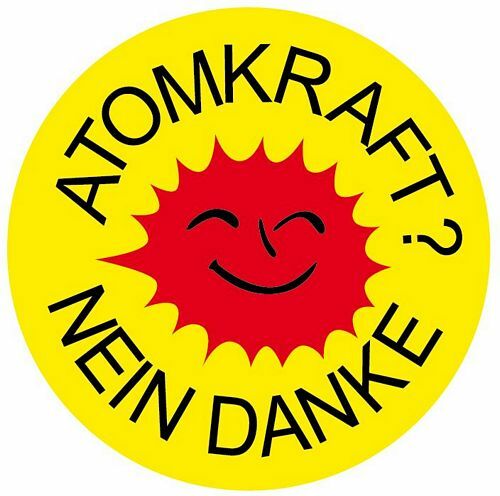Aufkleber sticker atomkraft - atomkraft,