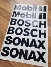 Motorsport Sponsoren Aufkleber