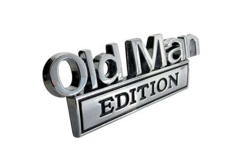 Old man edition emblem - 3d,