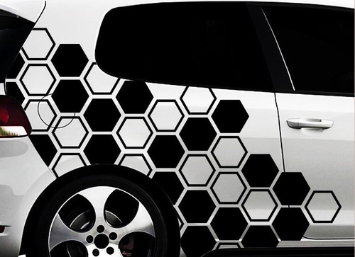 Hexagon pixel honeycomb xxl - ,