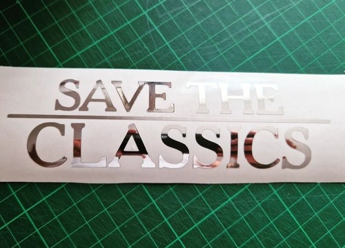 Save the classics sticker - the,