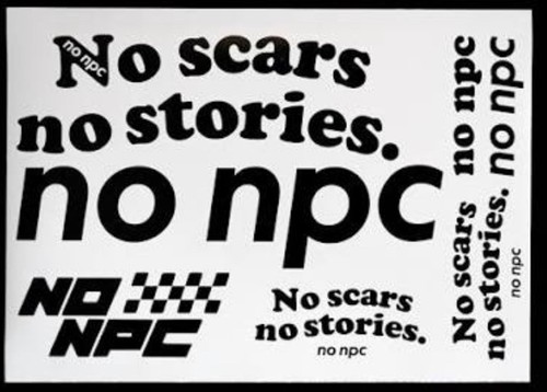 Scars stories sticker - no,