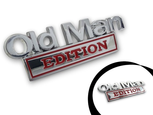 Auto aufkleber old man - 3d,