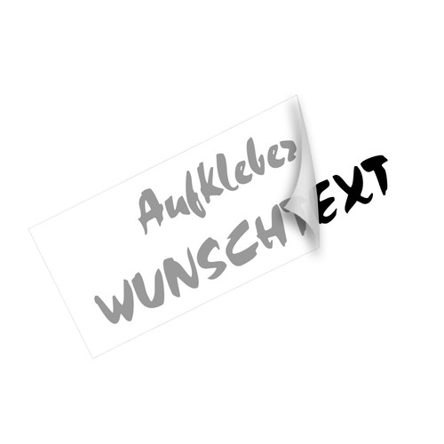 Wunschtext aufkleber selbst - wunschtext,